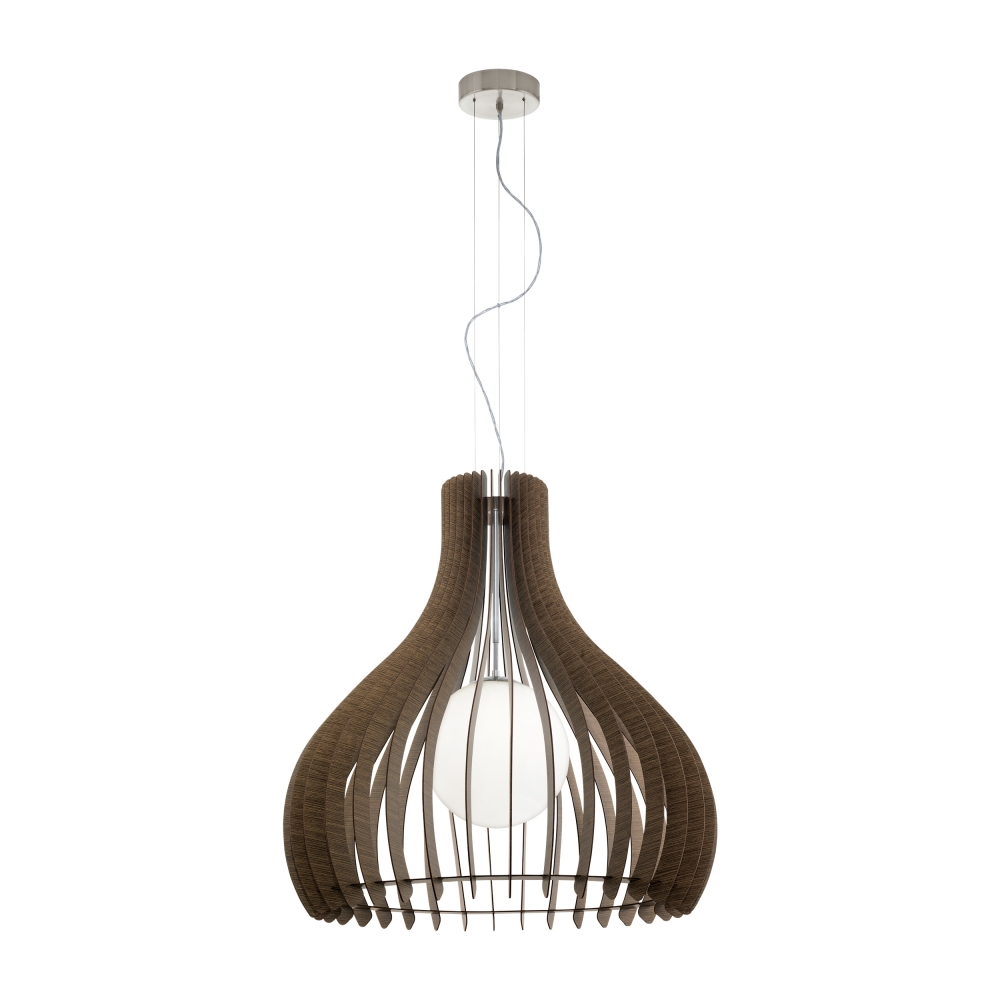 Pendant luminaire "Tindori" &Oslash;1500 60W dark brown IP20