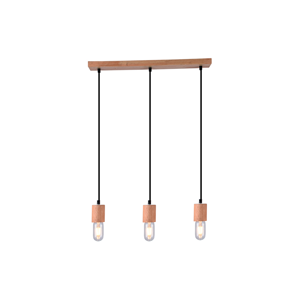 PENDUL FIONA 3XE27 LEMN