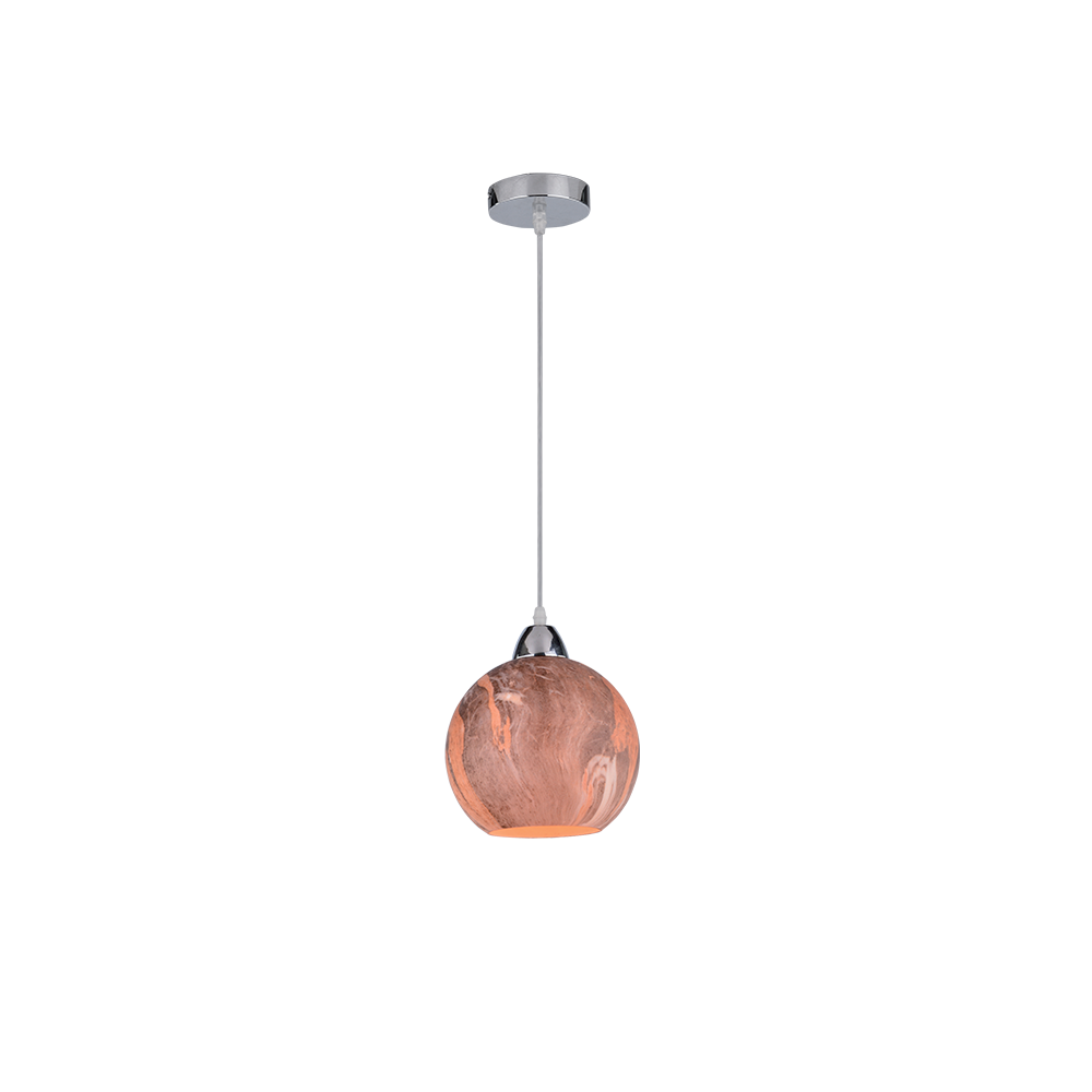 PENDUL MARBLE-1A 1XE27 MARMURĂ MARO D200mm