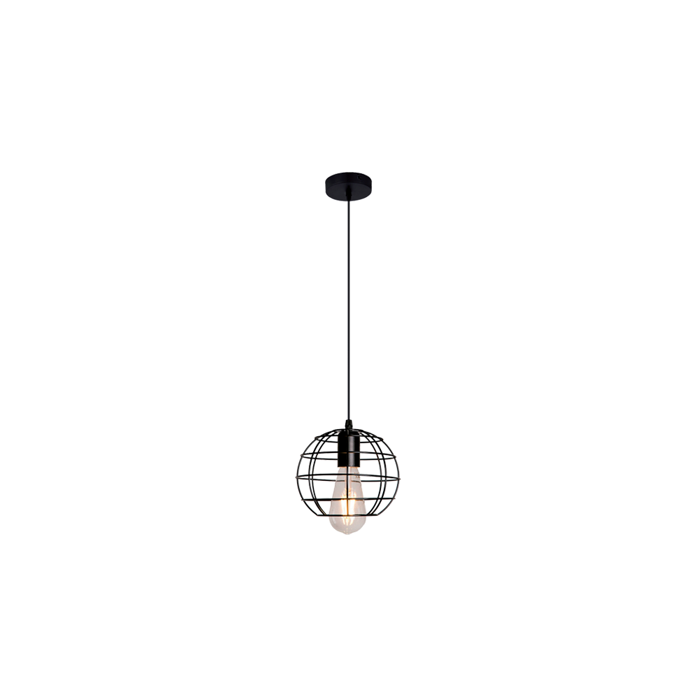 PENDUL TARA 1XE27 NEGRU