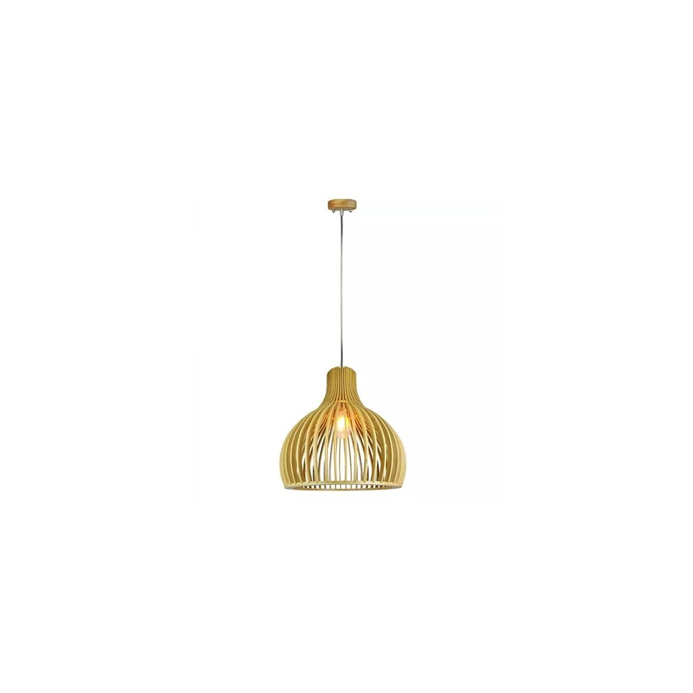 PENDUL TAVAN DIN LEMN E27 MAX 60W D35 X 45CM