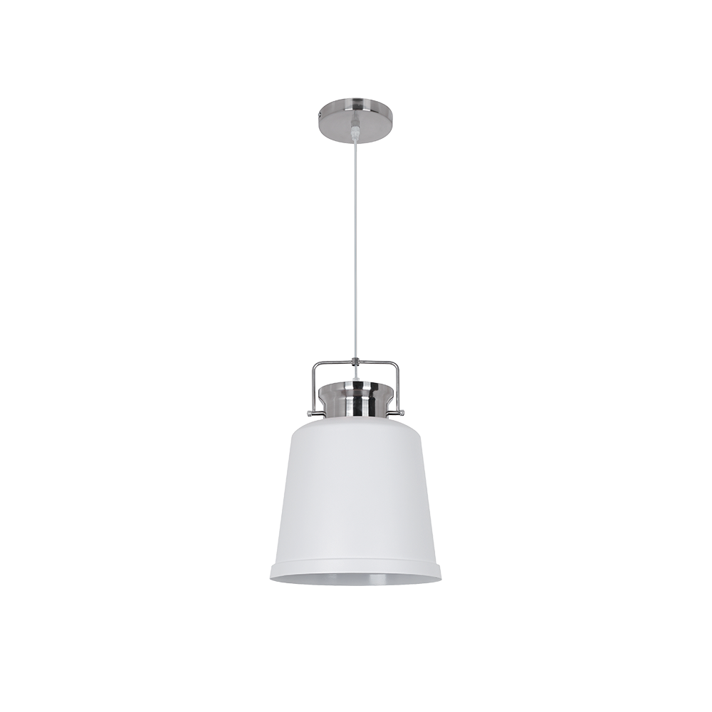 PENDUL TEDD 1XE27 ALBĂ D260mm