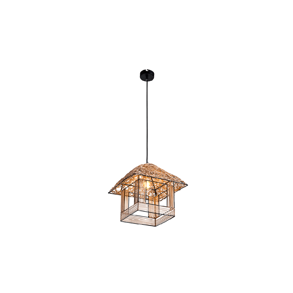 PENDUL WOODY-H 1XE27 300X300mm