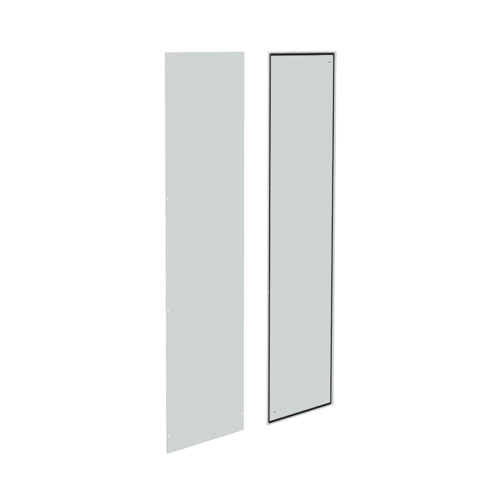 Pereţi laterali din oţel (pereche) &Icirc;=1800 A=400 mm, RAL 7035