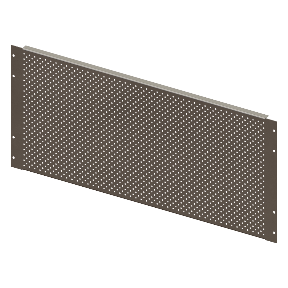 Perforated Mounting Plate width 648mm, 6 Modul Heights