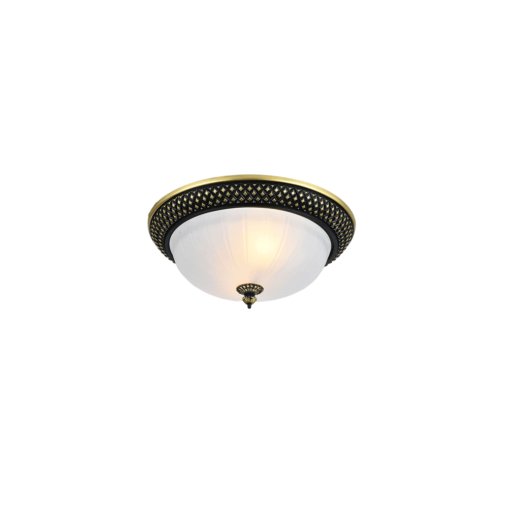PETRA S PLAFONIERA 2XE27 320mm NEGRU