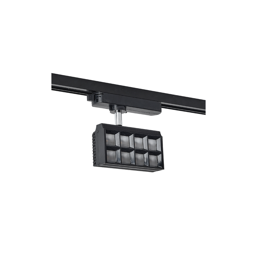 PFLD SPOT PE SINA 2-LINII 20W 30&deg; 3000K NEGRU