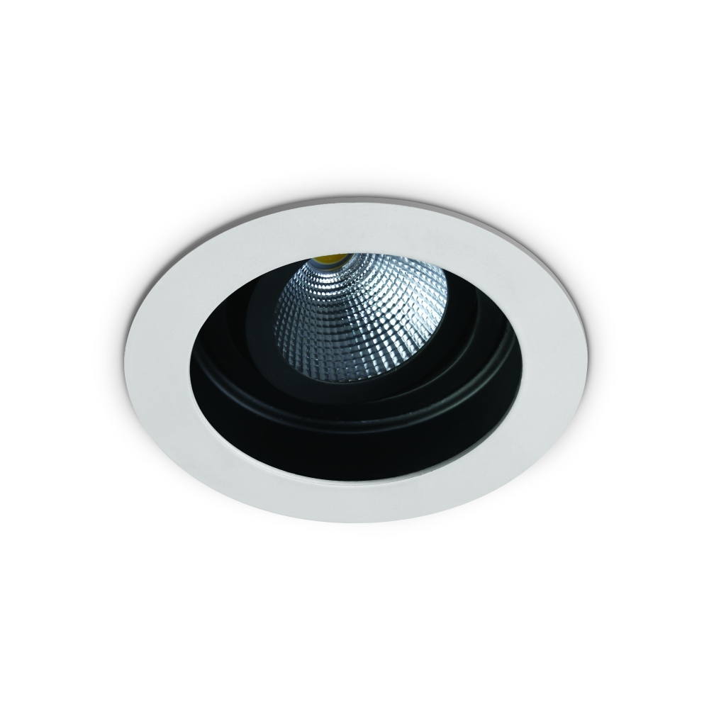 Pia-R COB LED 12W 3000K 1100lm, 40&deg;, 700mA, IP20, alb