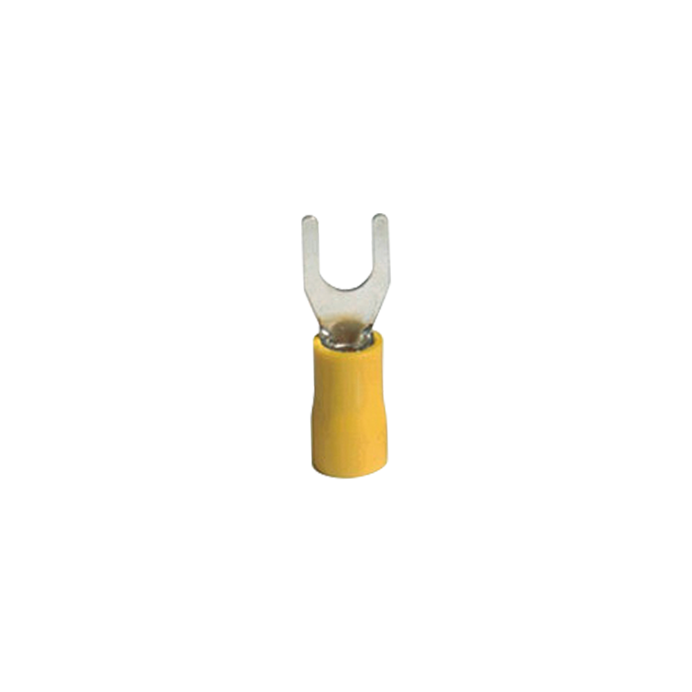 PINI TERMINALI IZOLATI TIP FURCA GALBENI SVS 5.5-4 (100 bucati/set)