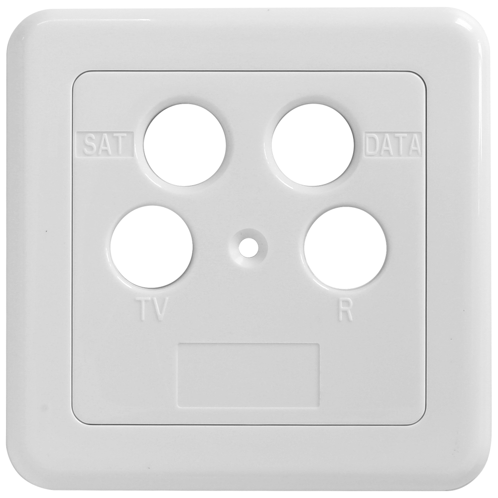 Placă SAT 4-Porturi pt. HSATD4DA--, 75x75mm, SZU 2-12