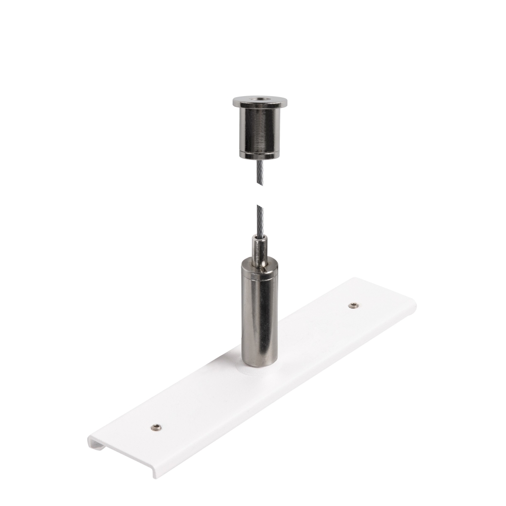 Placa de armare sina 48V TRACK tija 3m negru