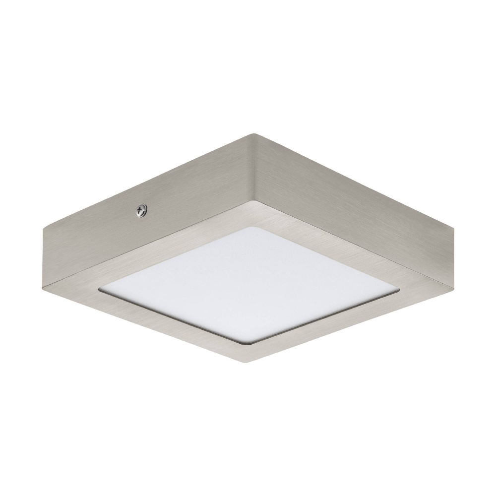 Plafoniera LED 170X170 nichel-mat 'FUEVA PRO'