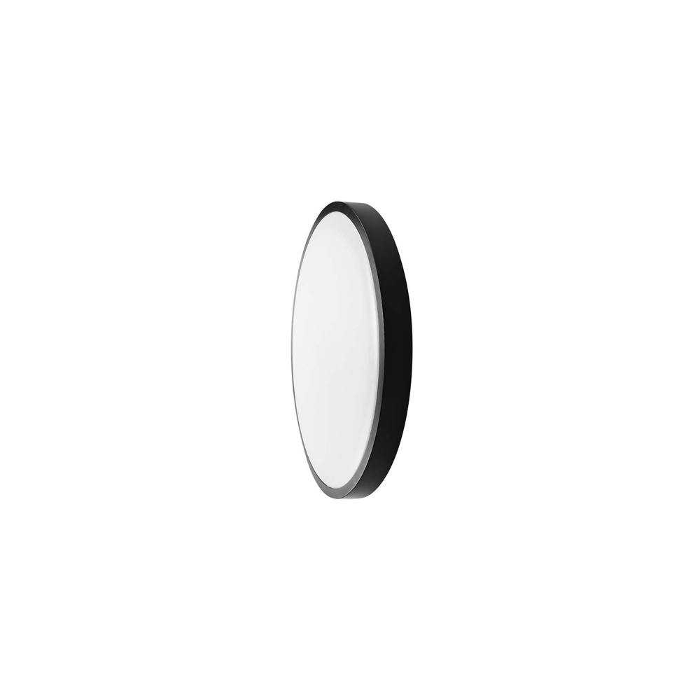 PLAFONIERA LED 18W IP44 CU SENZOR 4000K ALB NEUTRU - NEGRU
