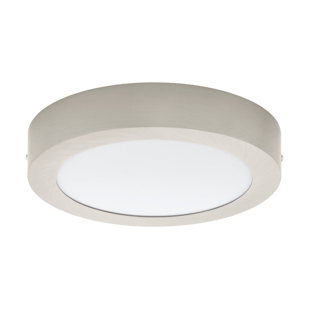 Plafoniera LED &Oslash;225 nichel-mat 'FUEVA PRO'