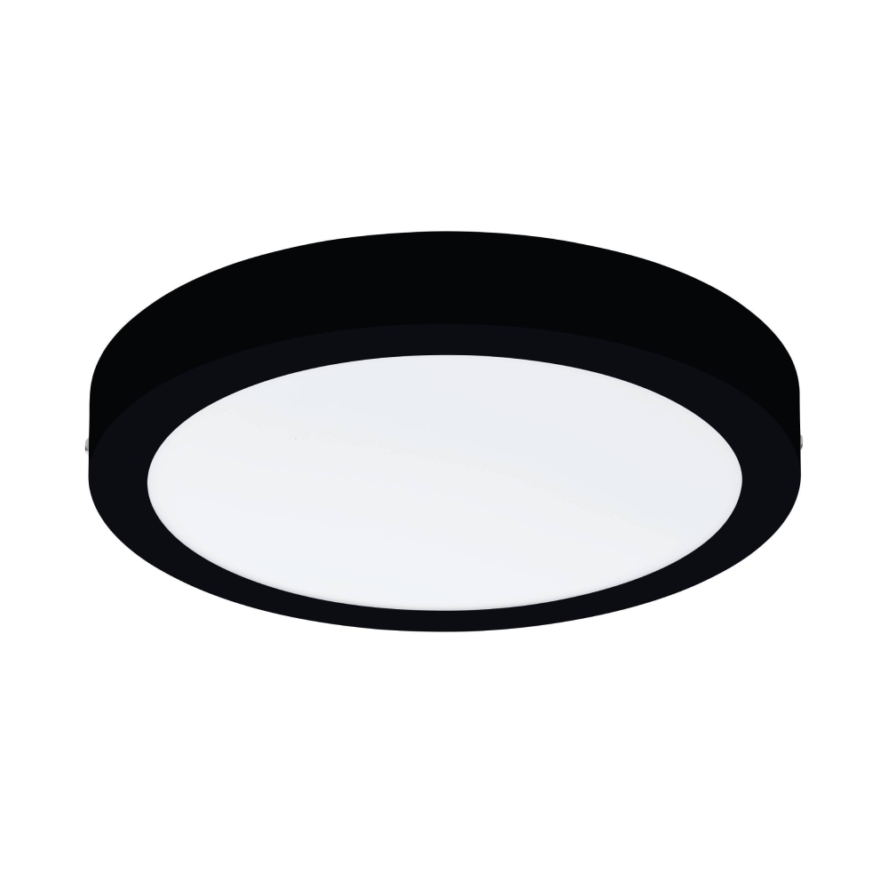 Plafoniera LED &Oslash;300 negru 'FUEVA PRO'