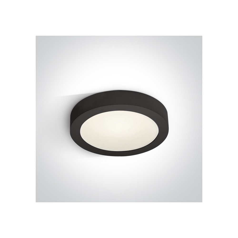 Plano Roand LED Plafo 16W, 1118lm, 4000K, 230V, IP40,negru