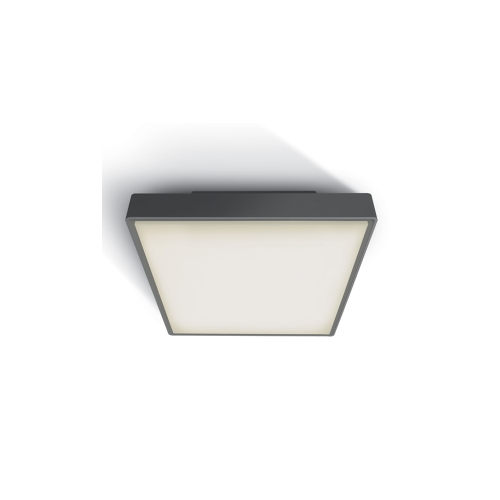 Plasto II 2x12W E27 100-240V IP65 IK08 plastic antracit