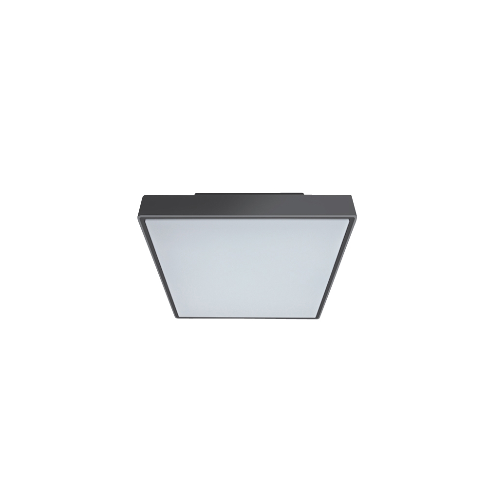 Plasto LED 24W, 3000K, 1440lm, 230V, IP65,plastic,anthracite
