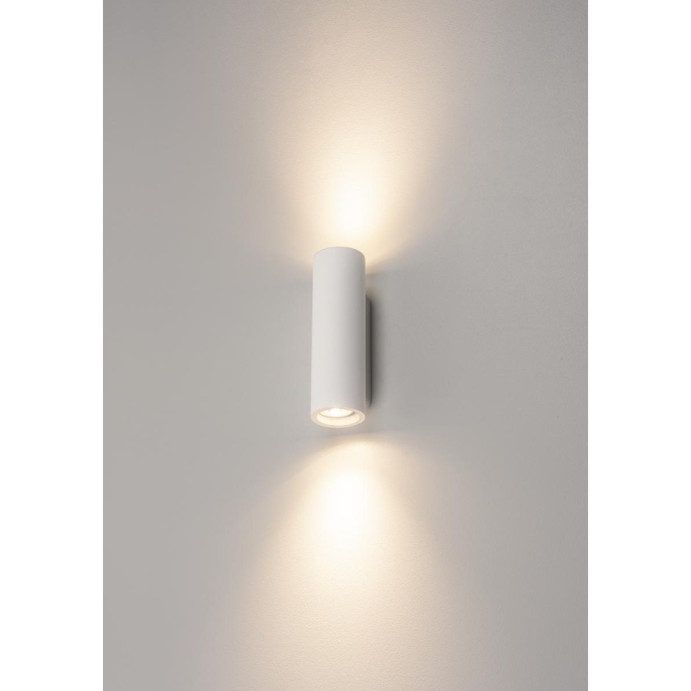 PLASTRA WL Tube, 2xGU10, Gipsrotund
