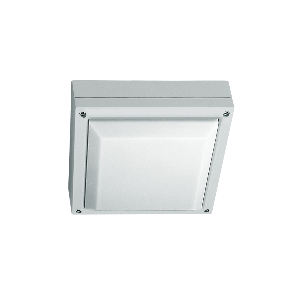 Plaza-Q2 LED, 2x20W, E27, 100-240V, IP54, alu, alb