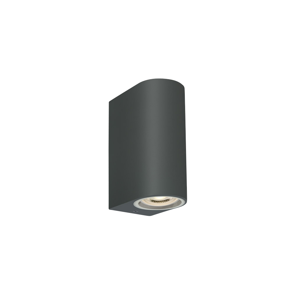 Porter 2 12W GU10 IP65 IK06 100-240V Dimm antracit