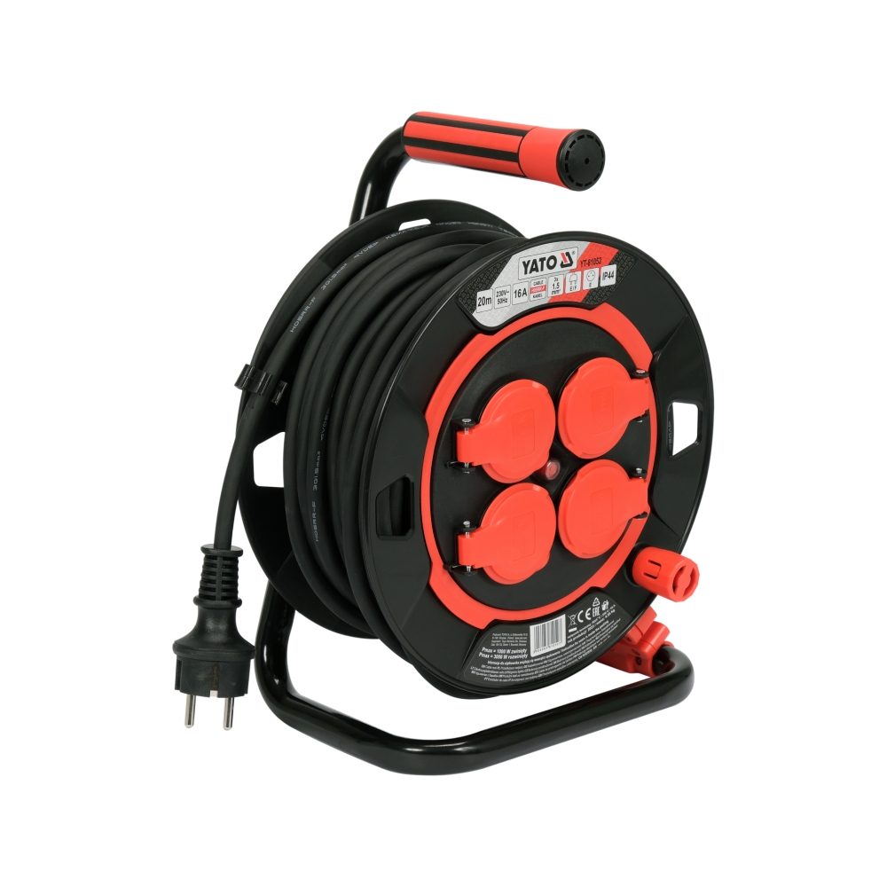 PRELUNGITOR PE TAMBUR 20M, 16A, IP 44