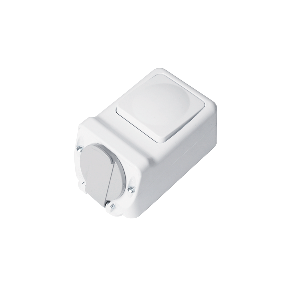 PRIZA+INTRERUPATOR SIMPLU 16A 250V, IP44