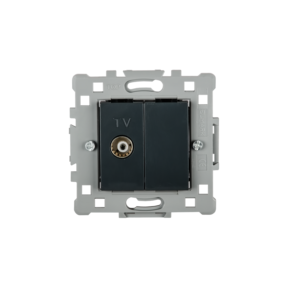 PRIZA TV RG11 SPLENDOR EL0621 NEGRU