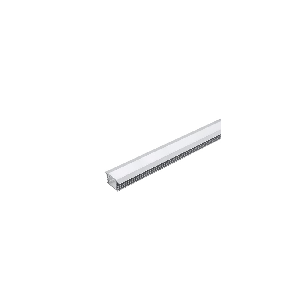 PROFIL ALUMINIU PENTRU BANDA LED 2M 24.5MM X 12.2MM MAT