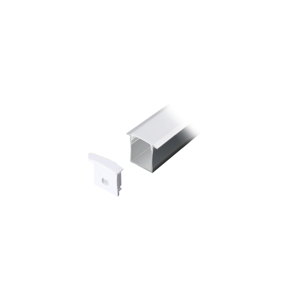PROFIL ALUMINIU PENTRU BANDA LED 2M 30MM X 20MM ALB