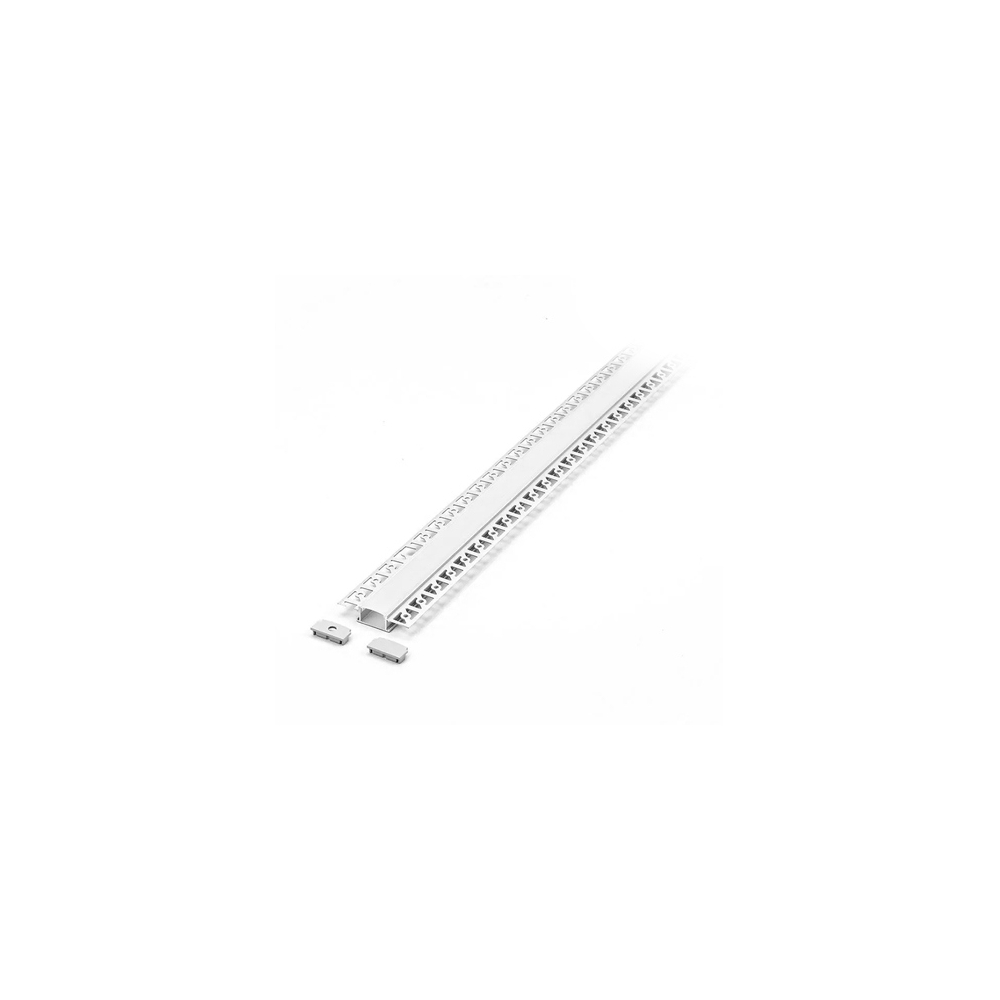 PROFIL ALUMINIU PENTRU BANDA LED INCASTRAT PENTRU RIGIPS 2M IP20