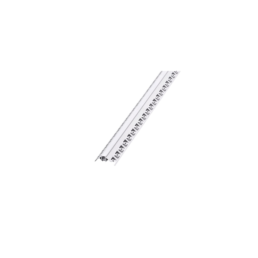 PROFIL ALUMINIU PENTRU BANDA LED MONTAJ RIGIPS COLT EXTERIOR 2M MAT