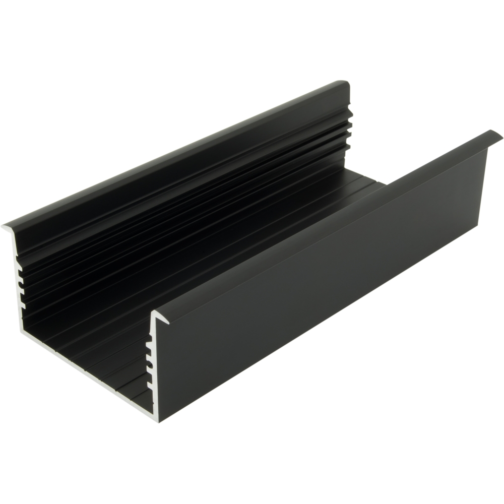 Profil din aluminiu SLI, L-2000mm L-60mm H-36mm negru