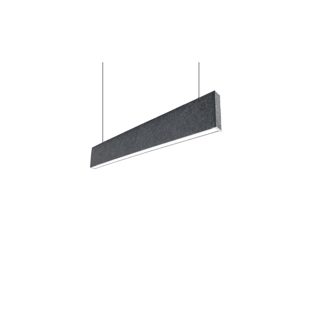 PROFIL LED ACUSTIC S36 20W 4000K NEGRU