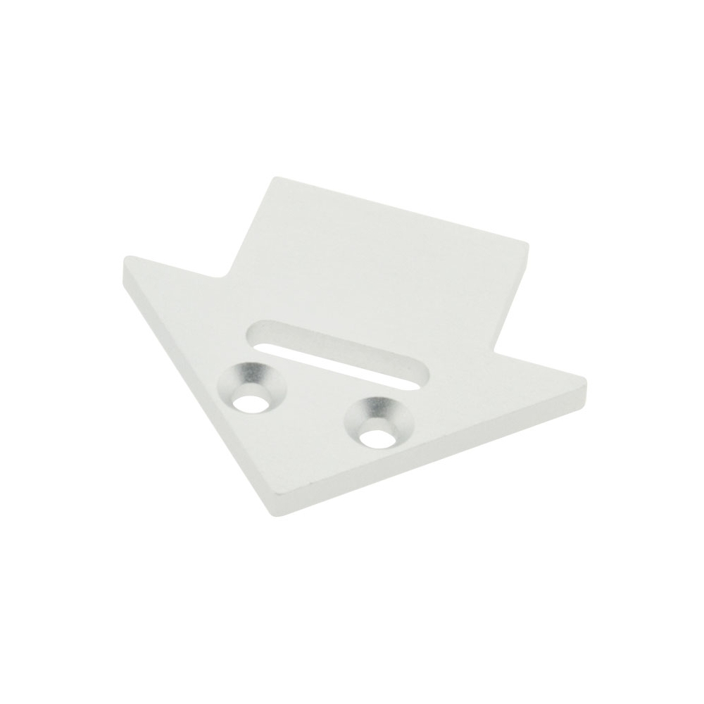 Profile end cap LBE angular with longhole incl. Screws