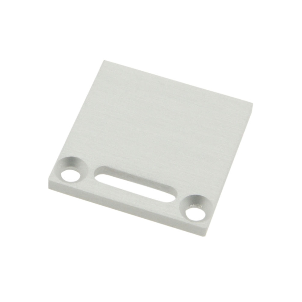 Profile end cap TBF angular with longhole for cable