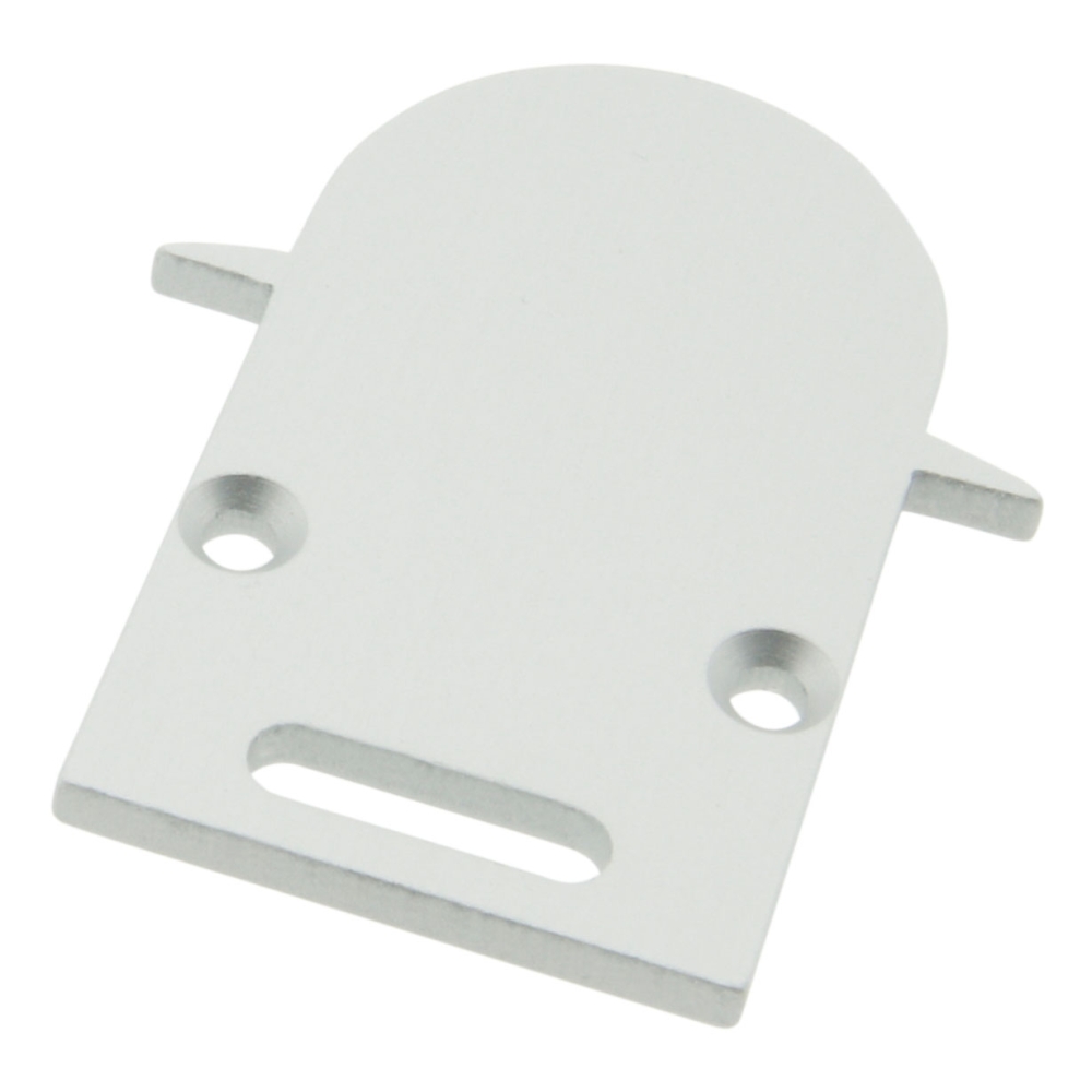Profile end cap TBI round with longhole for cable