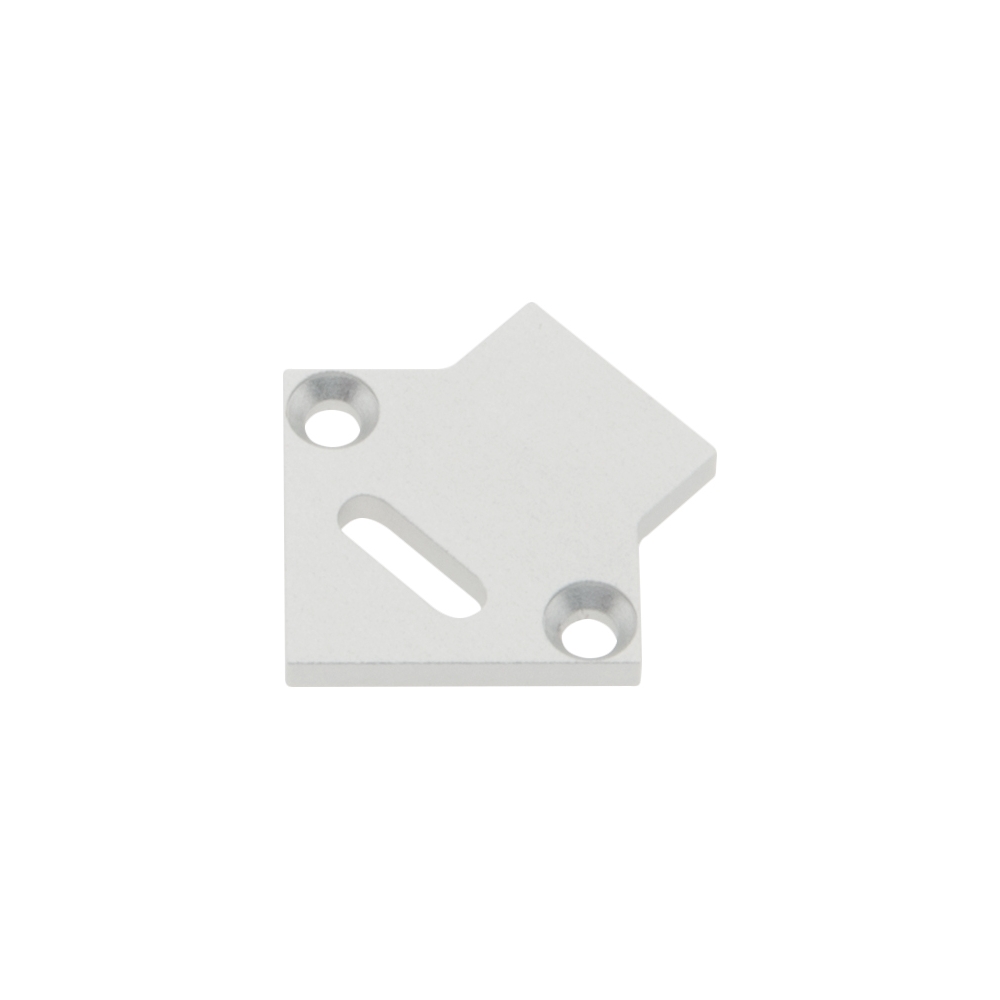 Profile endcap KLE square with cable entry incl. screws