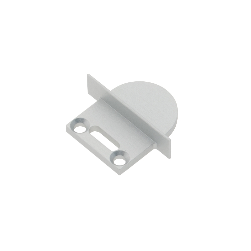 Profile endcap LBJ round with cable entry incl. screws