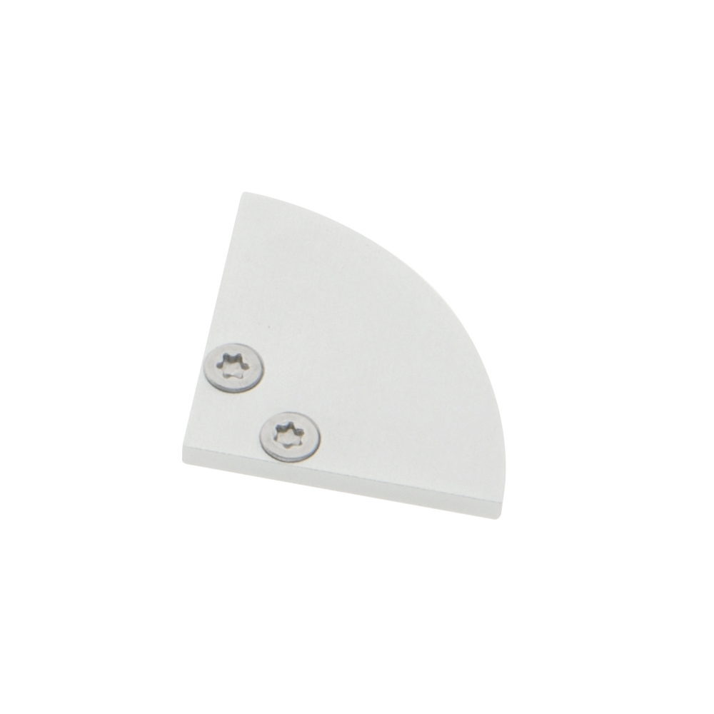 Profile endcap SPL round closed, incl. screws