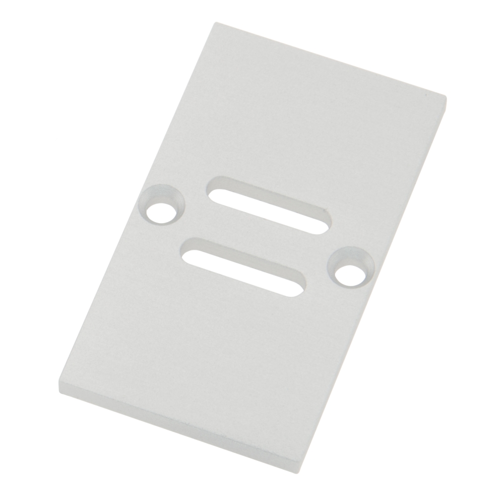 Profile endcap TBH square with cable entry incl. screws