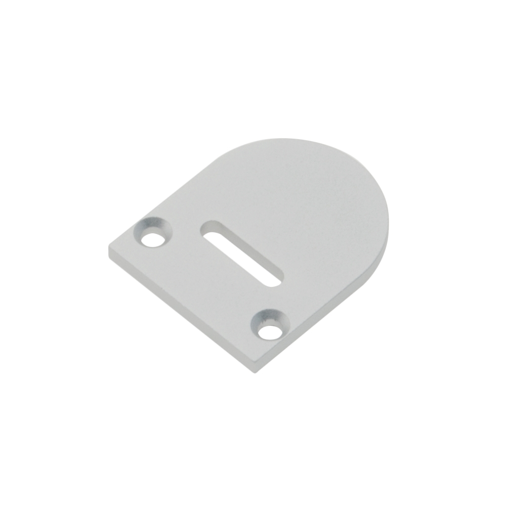 Profile endcap TBK round with cable entry incl. screws