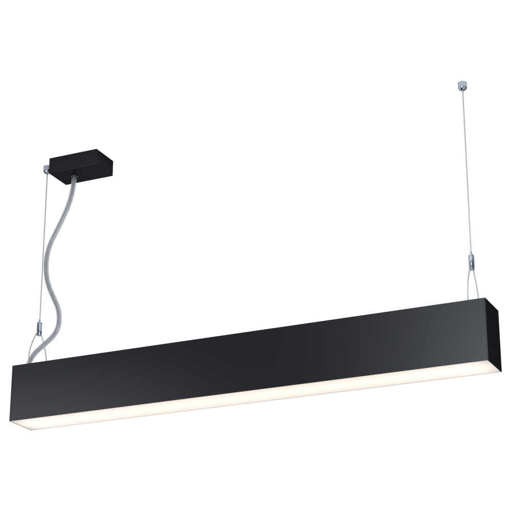 Profile luminaire PL 38W 3000K 4826lm ECG black L-1425mm