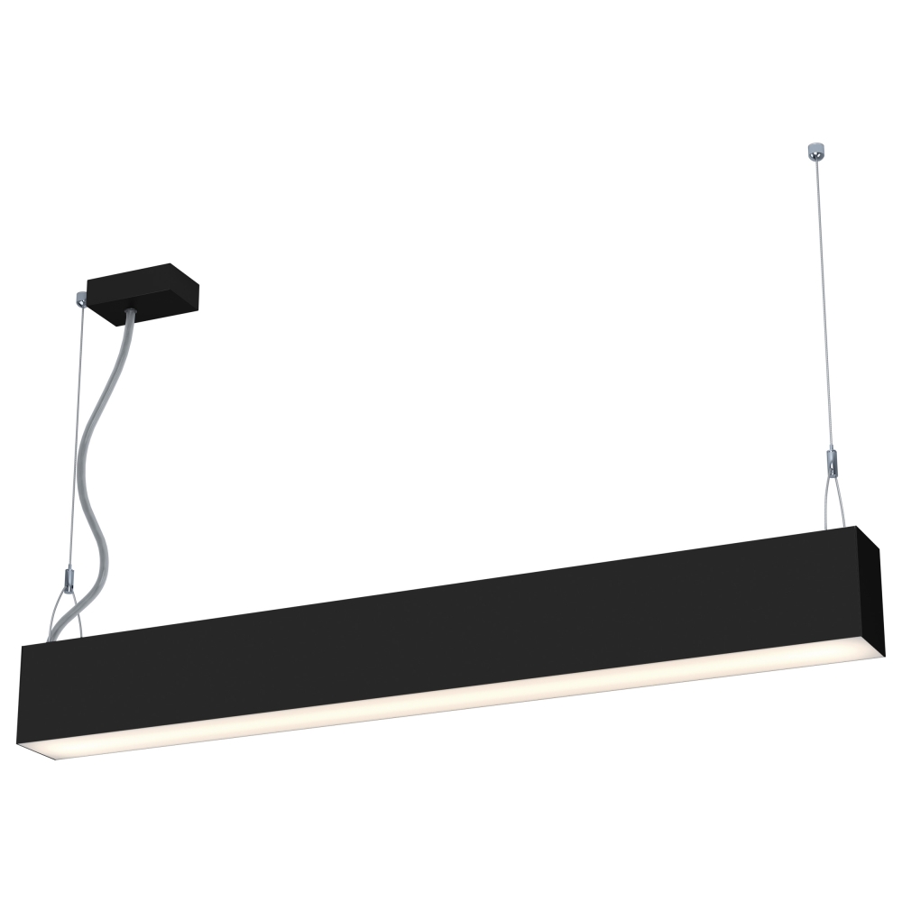 Profile luminaire PL 38W 4000K 5246lm ECG black L-855mm