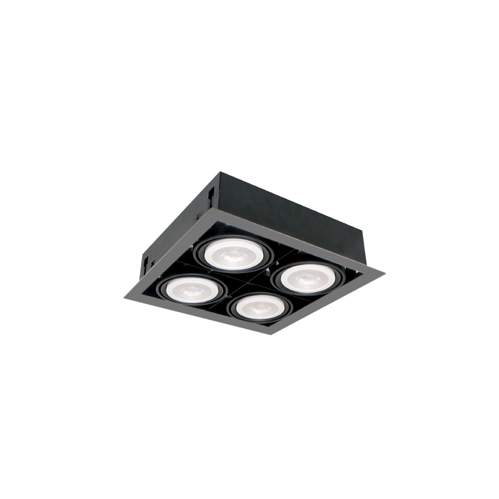 PROIECTOR CU LED QUAD410 10W 4XE27 4000K GRI INCHIS