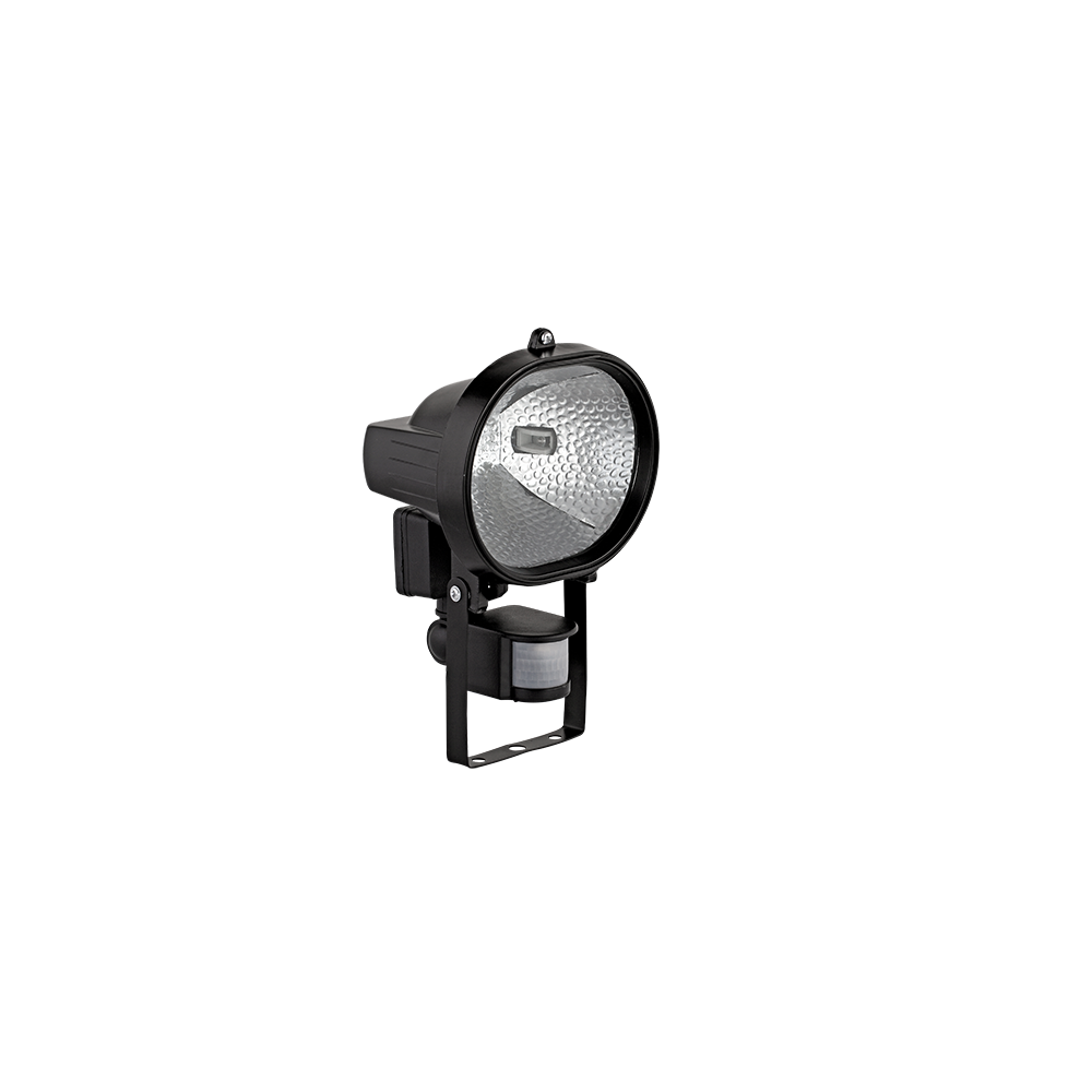 PROIECTOR LED CU SENZOR MODEL&amp;quotHALOGEN&amp;quot CU SURSA LED J118 7.5W, NEGRU