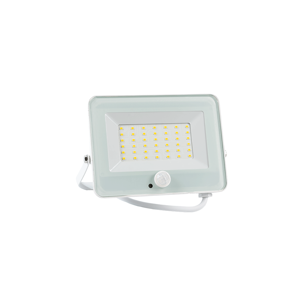 PROIECTOR LED CU SENZOR VEGA30 SLIM 30W 3000K ALB