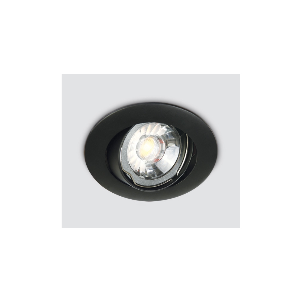 Punto-A PAR16, GU10, 50W, IP20, ajustabil, negru