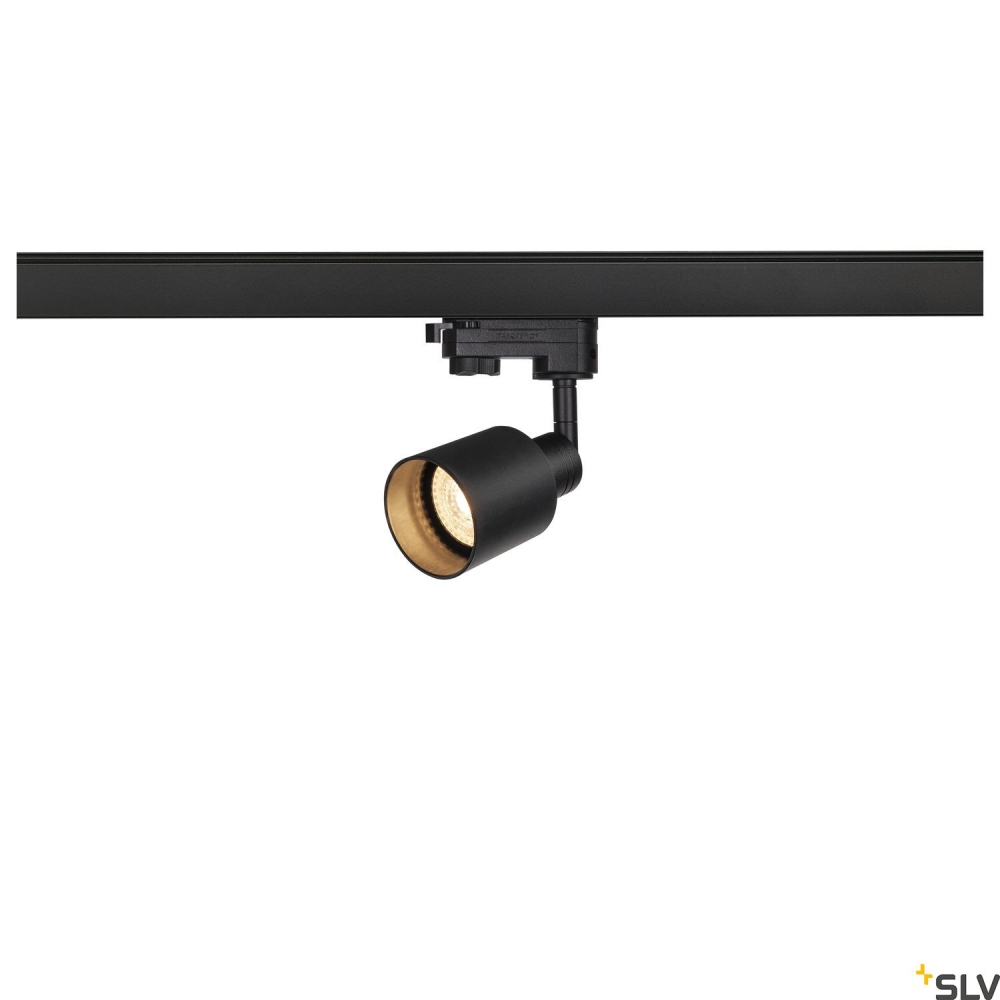 PURI TRACK QPAR51 glass, black 50W, incl. 3-circuit adapter