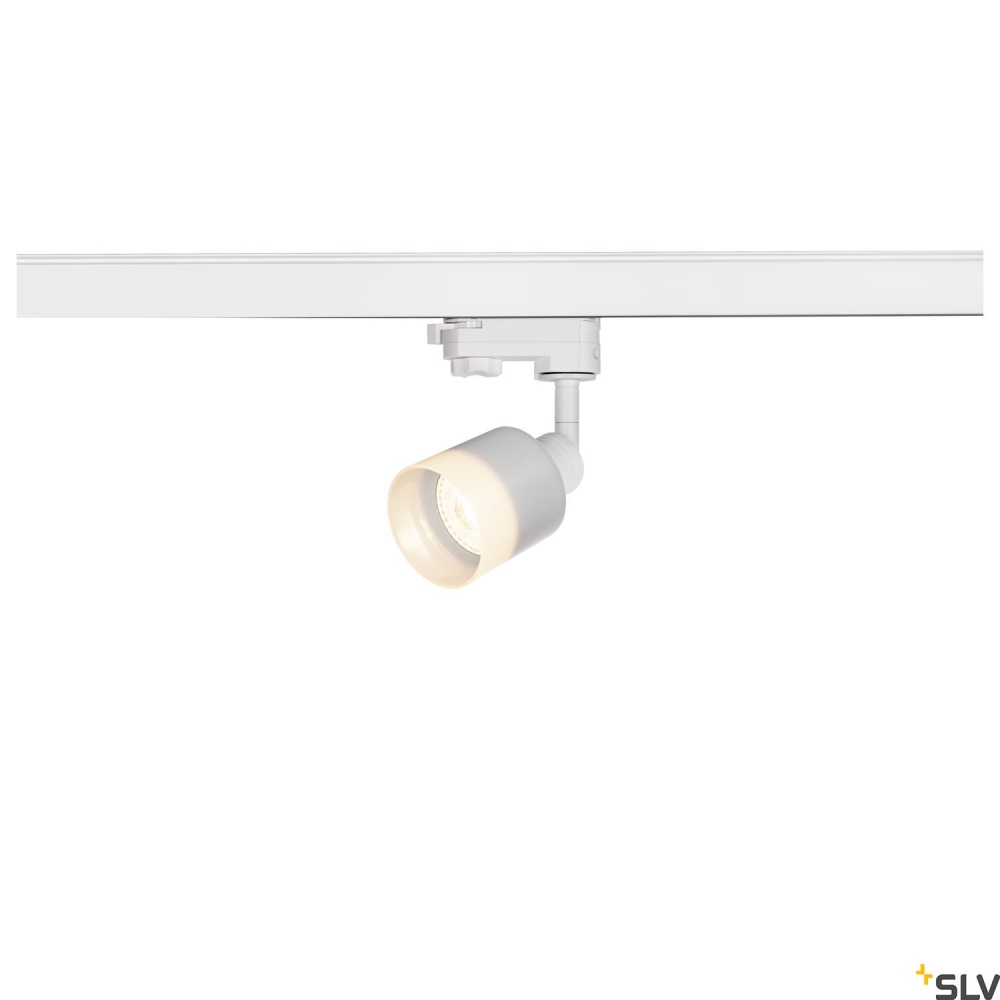 PURI TRACK QPAR51 glass, white 50W, incl. 3-circuit adapter